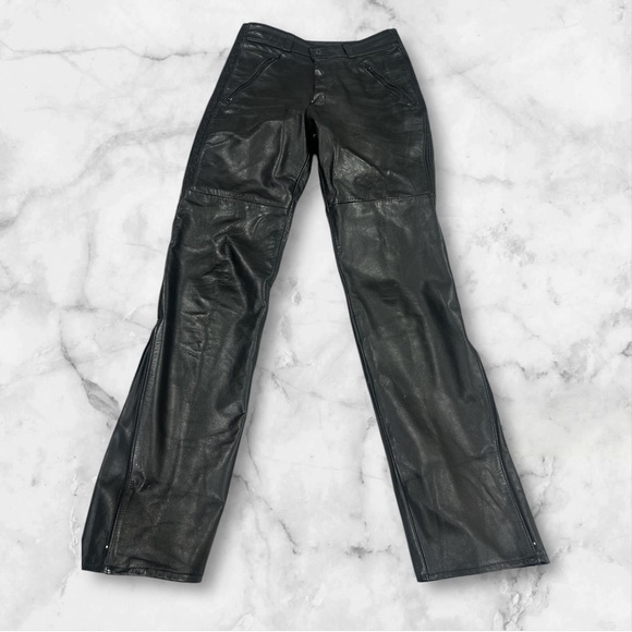AKIRA Black Straight Leg Pants - Picture 1 of 5